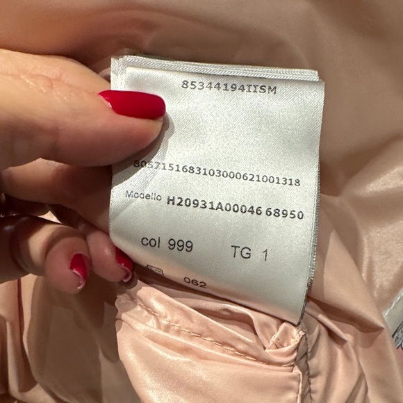 Moncler Women's Shiny Black Puffer Vest - Picture 8 of 9